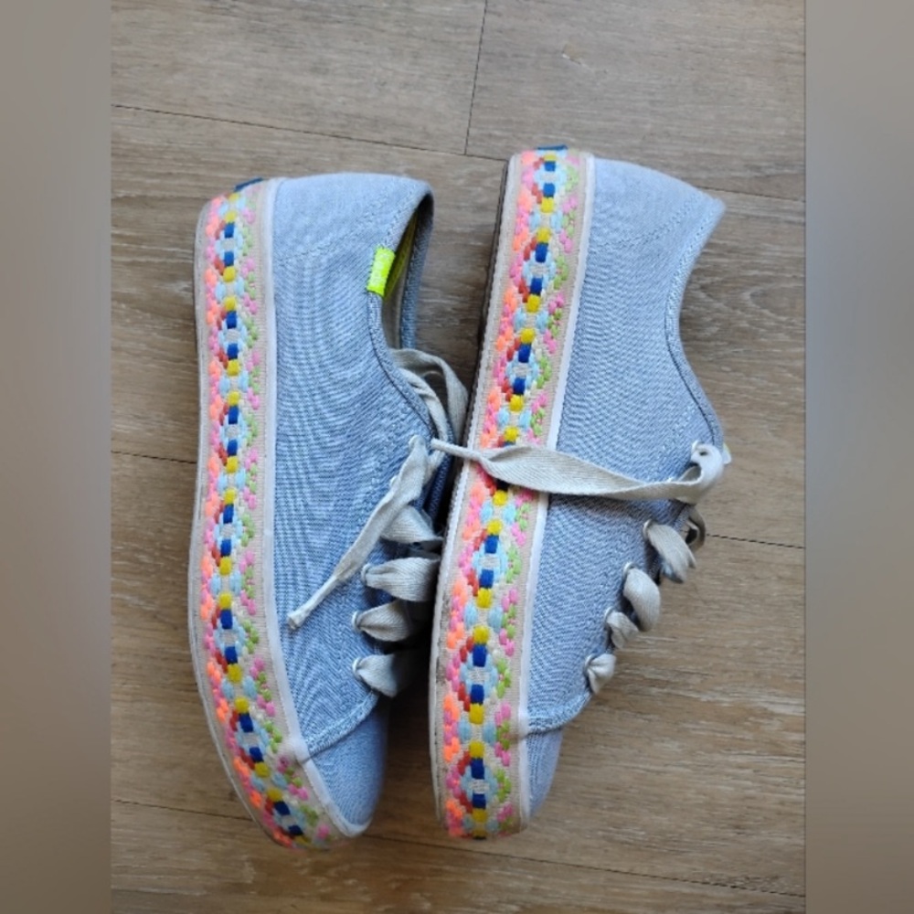 Keds Blue Sneakers with colorful soles - Picture 7 of 12